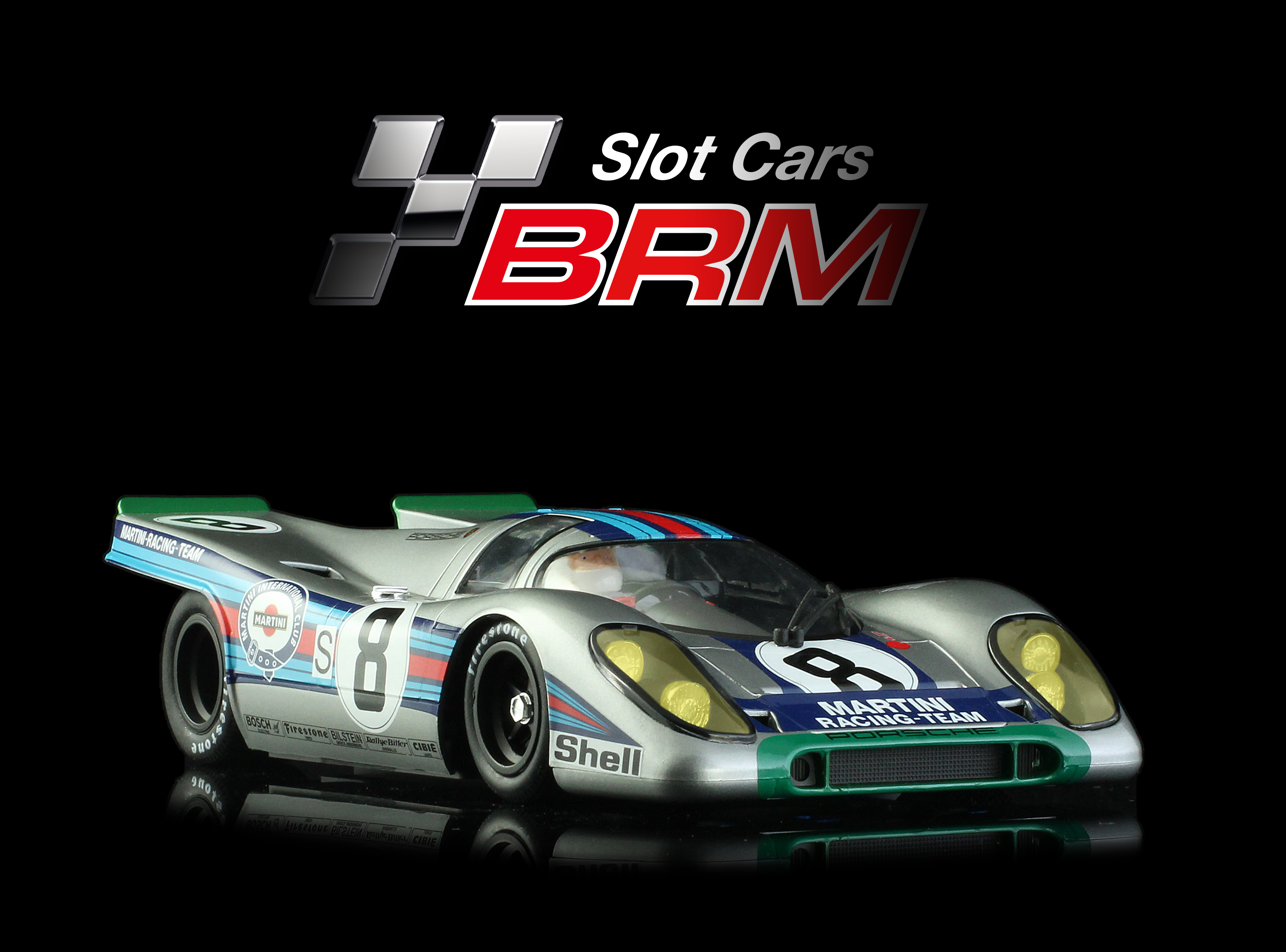 BRM208 P917K MARTINI RACING TEAM #8 – 1000km BRANDS HATCH 1971 – Drivers: Elford / Redman New aluminum racing chassis